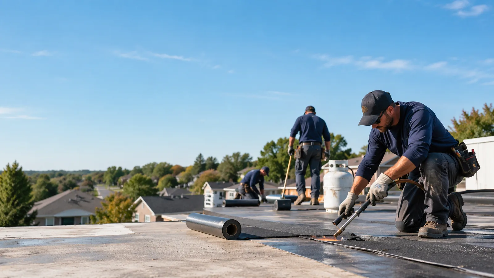Flat Roof Leak Repair providers in Glasston, ND